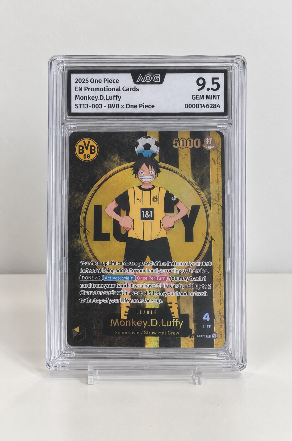 AOG 9. 5 Monkey D Luffy ST13-003 BVB Borussia Dortmund